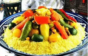 Couscous aux 7 légumes - Plat traditionnel marocain